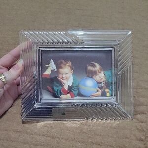 NWOT • Mikasa • Crystal Photo Frame